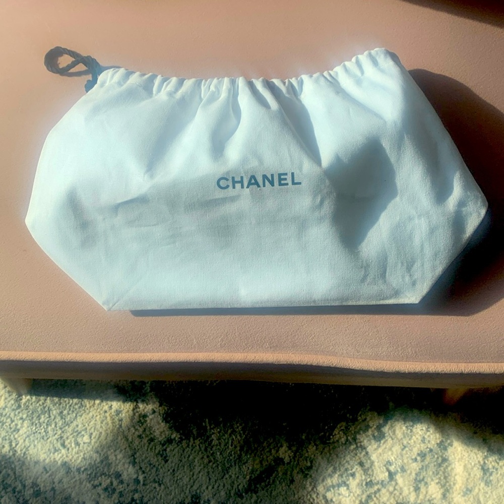 Authentic  CHANEL cloth Drawstring pouch /satchel/gift bag